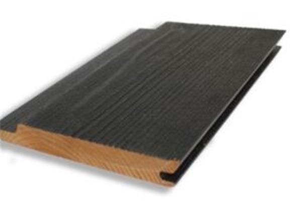 Thermowood grenen Finno Black, tand&groef platband Essen, Houthandel Van Den Berg